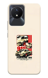 Classic Porsche 911 Vivo Y02/Y02T Back Cover